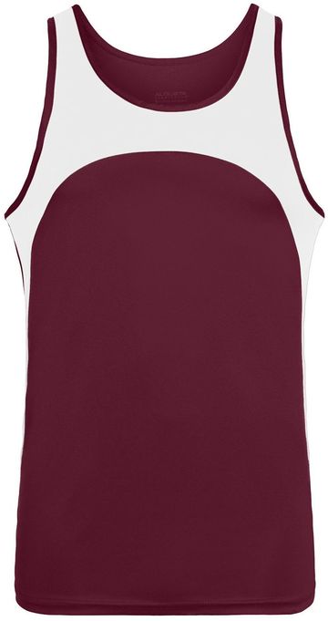 Augusta Adult Wicking Polyester Sleeveless Jersey with Contrast Inserts